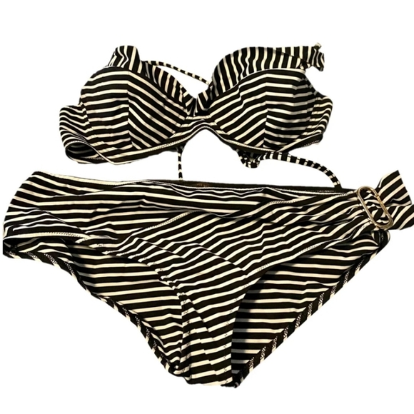 Louis Vuitton Two-piece swimsuit EUC Size 40 Cup B to C - Picture 2 of 9